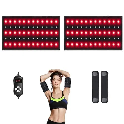 NEXTWOOD 660nm and 850nm Infrared Red Light Arm Therapy Wrap Belt with Timer & Brightness Setting Red NEXTWOOD Au supplements