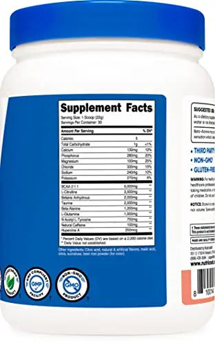 Nutricost Intra-Workout Powder, 30 Servings (Pink Lemonade) - Non-GMO, Gluten Free Nutricost Au supplements