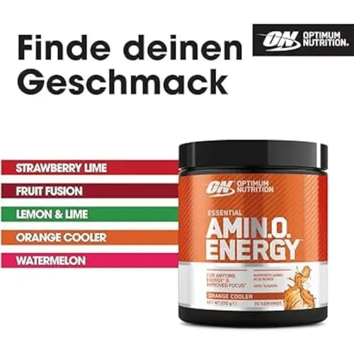 Optimum Nutrition Amino Energy - Pre Workout with Green Tea, BCAA, Amino Acids Optimum Nutrition Au supplements