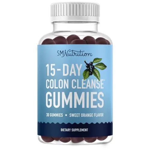 15 Day Colon Cleanse & Detox Gummies | Occasional Constipation & Bloating Relief SMNutrition Au supplements