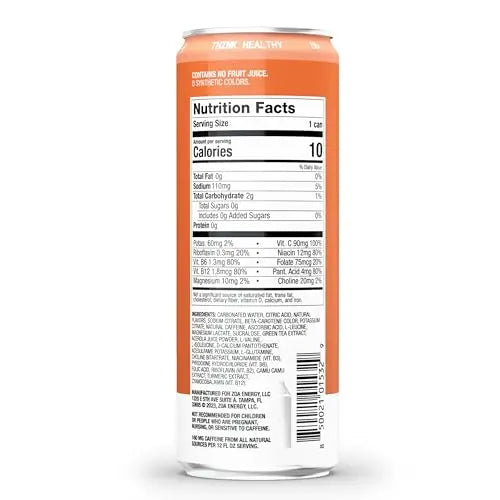 ZOA Energy Drink & ZOA+ Pre-Workout Bundle, Orange Grapefruit and Wild Orange, 12 Fl Oz ZOA Au supplements