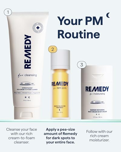 Remedy for Dark Spots | Advanced Night Treatment with Retinol & Kojic Acid | For Discoloration and Uneven Tones | With Glutathione