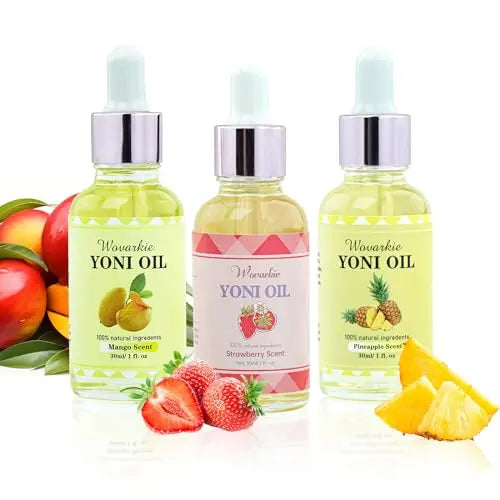 3 Packs Yoni Oil for Women, 100% Natural Feminine Oil Intimate Deodorant for Women, Eliminates Odor Wovarkie Au supplements