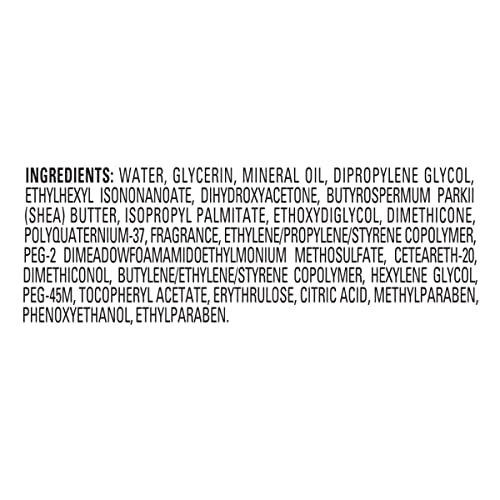 Jergens Natural Glow In Shower Lotion, Self Tanner for Medium to Deep Skin Tone, Sunless Tanning Wet Skin Lotion for Gradual
