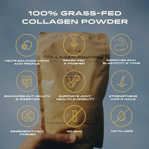 APE Nutrition Collagen Powder Peptides - Type 1 & 3 Bovine Collagen Protein, 100% Grass-Fed & Finished, Ancestral Supplement UK A | P | E Au supplements