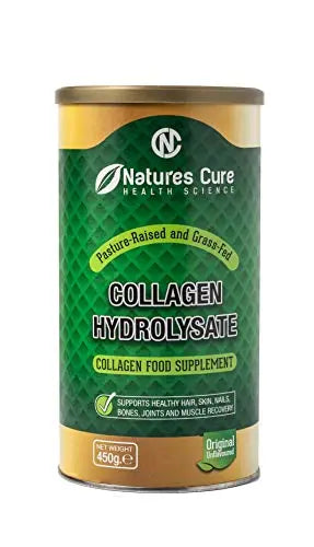 Premium Hydrolyzed Collagen Powder - Unflavored Kosher and Halal Certified Supplement for Joint Health - 450g Natures cure Au supplements