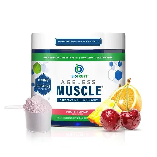 BioTrust Ageless Muscle Builder - Micronized Creatine Monohydrate Powder with HMB BioTrust Au supplements