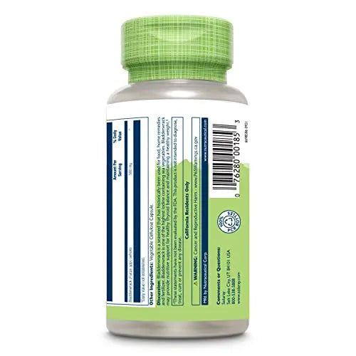 SOLARAY Bladderwrack Seaweed 580 mg Healthy Thyroid Balance and Weight Management SOLARAY Au supplements