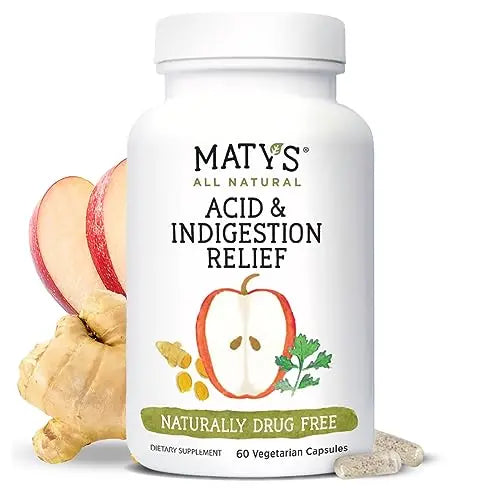 Matys Acid & Indigestion Relief Capsules, Safe Antacid Alternative for Occasional Acid Matys Au supplements