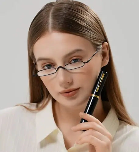 Viseng 2 Pairs Slim Pocket-Sized Metal Reading Glasses: Your Stylish Travel Companion Viseng Au supplements