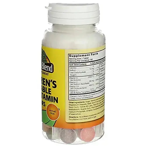 NAT B CHILDRENS CHEWABLE 100 Nature's Blend Au supplements