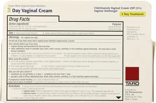 Clotrimazole 3 -Day Vaginal Cream - 0.74 Oz (Pack of 2) Gyne-Lotrimin Au supplements