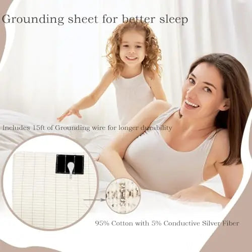 Grounding Sheet, Grounding Mat for Bed with Grounding Cord, Reduce Painful, Inflammation XINHUSU Au supplements
