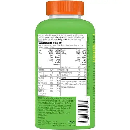Flintstones Sour Gummy Vitamins For Kids, Kids Multivitamin Gummies with Vitamins C, B6, B12, A & Vitamin D, Support Kids Growth and Development, 180 Count Bayer Au supplements