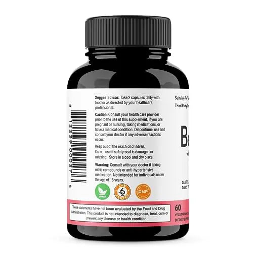 Sandhu's Beet Root Powder Capsules with Bioperine| 60 Capsules, 60 Days Supply Sandhu's Au supplements