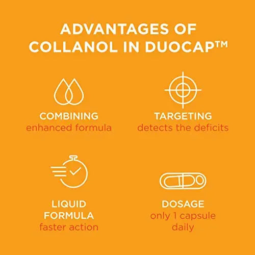 Collanol - Innovation in The Care of Healthy Joints - Liquid Formula in a Double Capsule 3D Collagen Collanol Au supplements