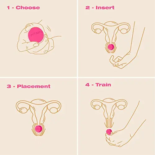 INTIMINA Laselle Weighted Exerciser Set - Women’s 3 Pelvic Floor Weights (28g, 38g, 48g) INTIMINA Au supplements