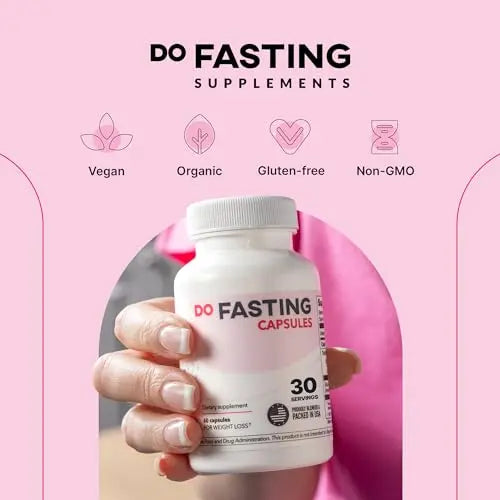 DOFASTING Glucomannan Capsules, Fiber Supplement Glucomannan, Sugar Cravings Blocker DOFASTING Au supplements