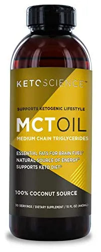 Keto Science Ketogenic MCT Oil Dietary Supplement, Made from 100% Coconuts, Sustained Keto Science Au supplements