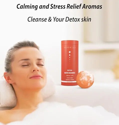 Natural Detox Fizzing Bubble Bath Bombs Apple Cider Ginger & Lemon Essential Oils Cleanse New Miuz Au supplements