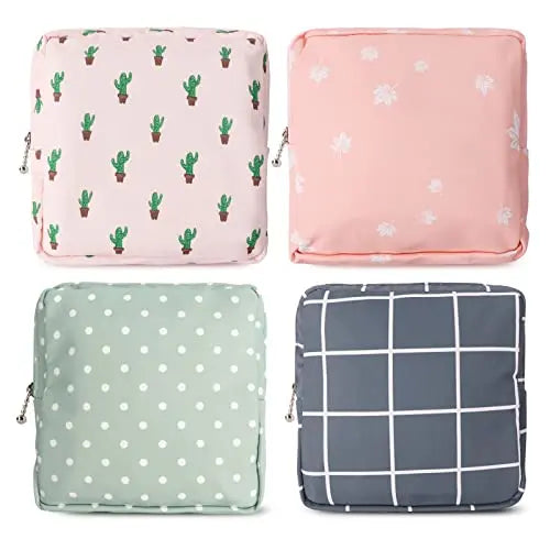 Sanitary Napkin Storage Bag,Portable Sanitary Napkin Storage Pouch Pack of 4 Reusable Menstrual Cup Tuciyke Au supplements