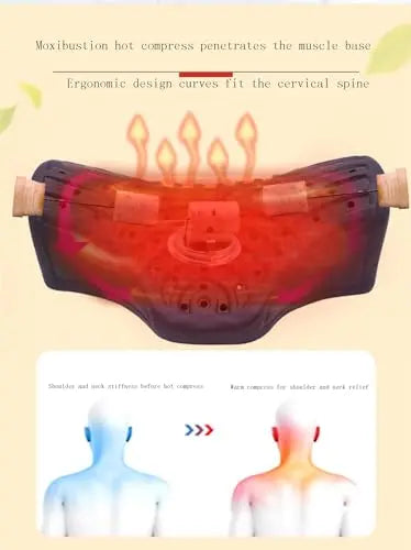 LANYANZI Purple moxibustion Pillow Cervical Vertebra Pillow moxibustion Waist moxibustion Box LANYANZI Au supplements