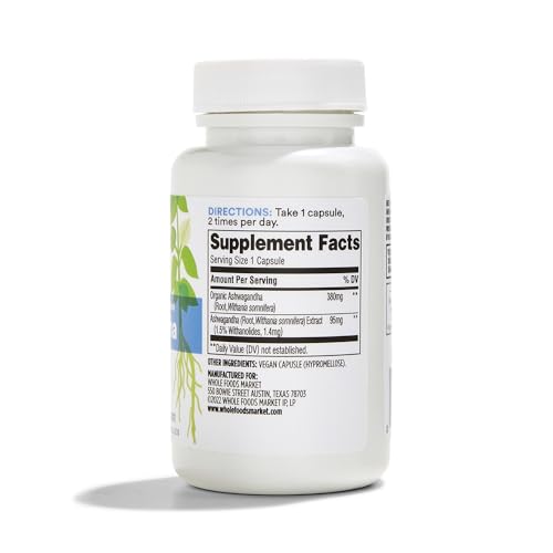 365 By Whole Foods Market, Ashwagandha, 60 Count 365 by Whole Foods Market Au supplements