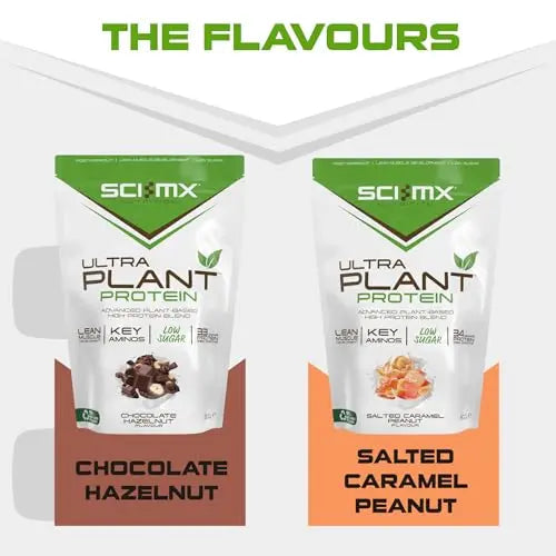 SCI-MX Ultra Plant - Salted Caramel Peanut Flavour Vegan Protein Powder Blend + Vitamin B Complex SCI-MX Au supplements