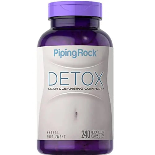 Piping Rock Detox Cleanse Capsules | 240 Pills | Herbal Complex | Lean Formula Piping Rock Au supplements