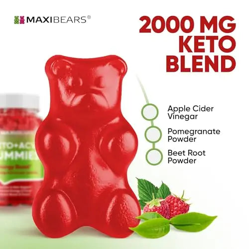 Keto Gummies - Delicious Low-Carb Snack to Boost Ketosis, Metabolism & Energy MAXIBEARS Au supplements