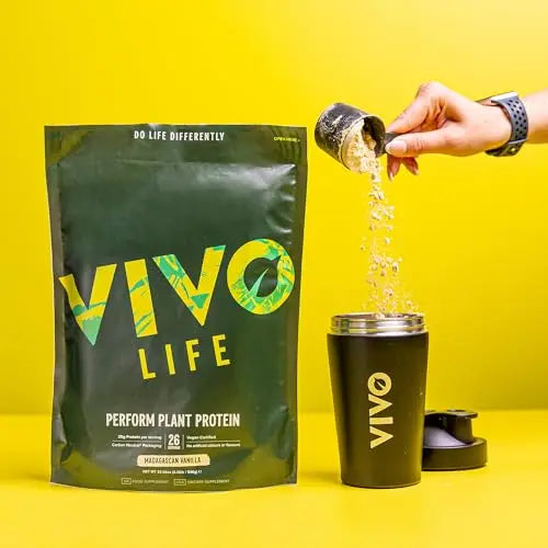 Vivo Life Perform Raw Cacao Flavour Vegan Protein Powder - BCAA Pea & Hemp Blend Vivo life Au supplements