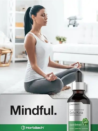 Gotu Kola Extract | 2 fl oz | Alcohol Free | Super Concentrated Liquid Herb Supplement Horbäach Au supplements