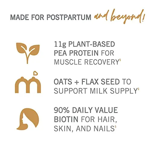Munchkin Milkmakers Postnatal Recovery Protein Powder with Pea Protein, Lactation Munchkin Au supplements