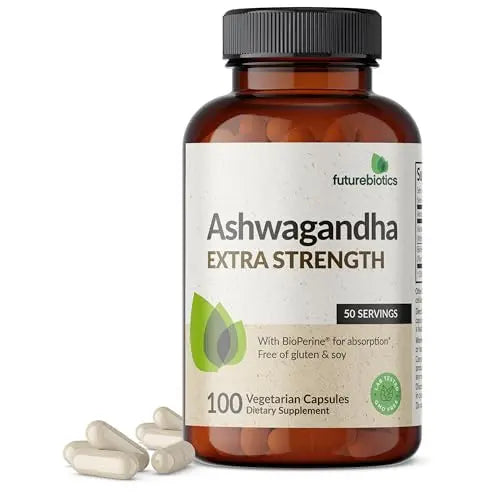 Futurebiotics Ashwagandha Extra Strength Stress & Mood Support with BioPerine Futurebiotics Au supplements