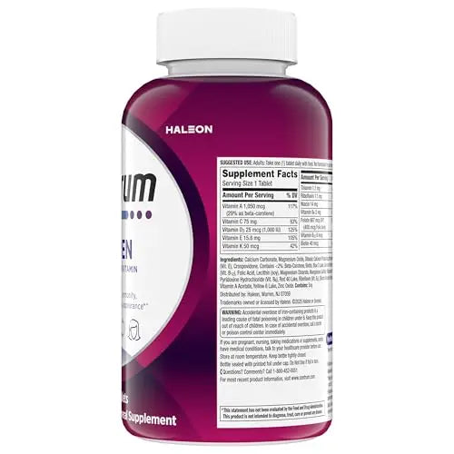 Centrum Multivitamin for Women, Multimineral Supplement with Iron, Vitamin D3, B Vitamins and Antioxidant Vitamins C and E, Gluten Free Centrum Au supplements