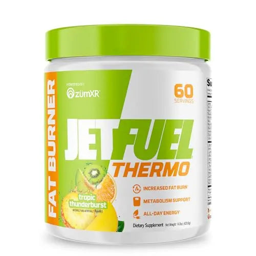GAT SPORT JetFuel Tropic Thunderburst Thermo Powder for Fat Burning, ZumXR Caffeine GAT SPORT Au supplements