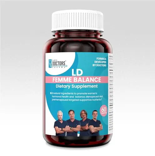 Latin Doctors Femme Balance Supplement, Supports Hormone Balance, Menopausal & Premenopausal LATIN DOCTORS PHARMA Au supplements