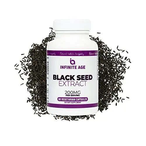 INFINITE AGE Dry Organic Black Seed Oil Extract Capsules - Nigella Sativa Seed Extract INFINITE AGE Au supplements