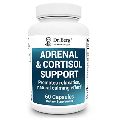 Dr. Berg Adrenal & Cortisol Capsules - Adrenal Supplement & Cortisol Manager - Mood Dr. Berg Nutritionals Au supplements