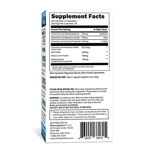 Pharmaganics Dr. Stephanie's Bundle Pack - 24 Hour Support + Carb & Sugar Blocker Pharmaganics Au supplements