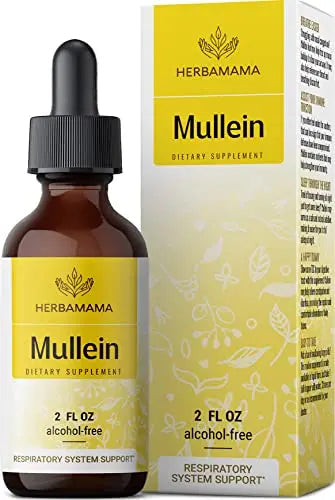 Mullein Leaf Tincture - Lung Cleanse - Vegan Lung Detox - Respiratory Health HERBAMAMA Au supplements