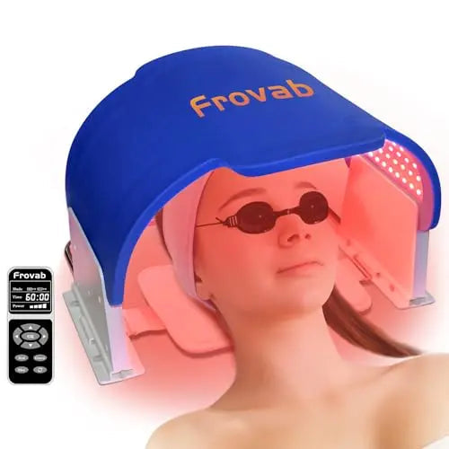 Frovab 7 in 1 Colors LED Light Therapy Mask, Red & Blue Face Mask Light Therapy, Portable & Flexiable Frovab Au supplements