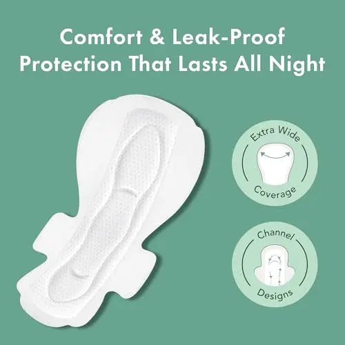 Rael Pads for Women, Organic Cotton Cover - Period Pads with Wings, Feminine Care, Sanitary Napkins Rael Au supplements