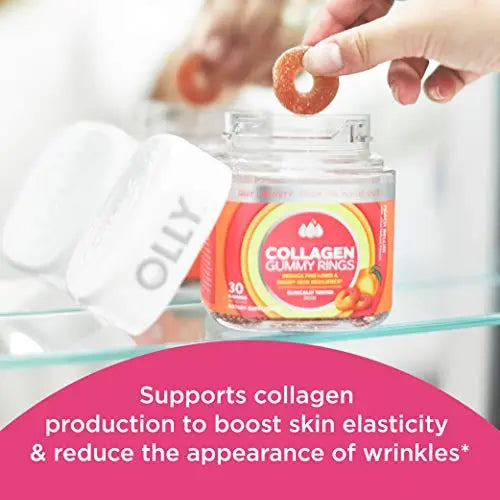 OLLY Collagen Gummy Rings, 2.5g of Clinically Tested Collagen, Boost Skin Elasticity & Reduce OLLY Au supplements