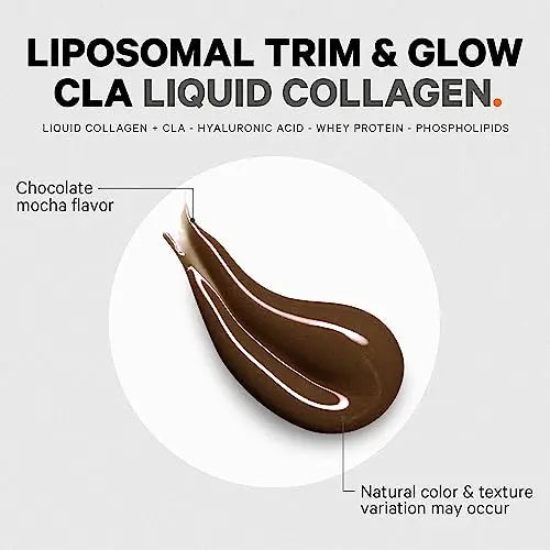 Codeage Liquid Collagen Supplement Chocolate Flavor, Beauty Trim & Glow Liposomal Codeage Au supplements