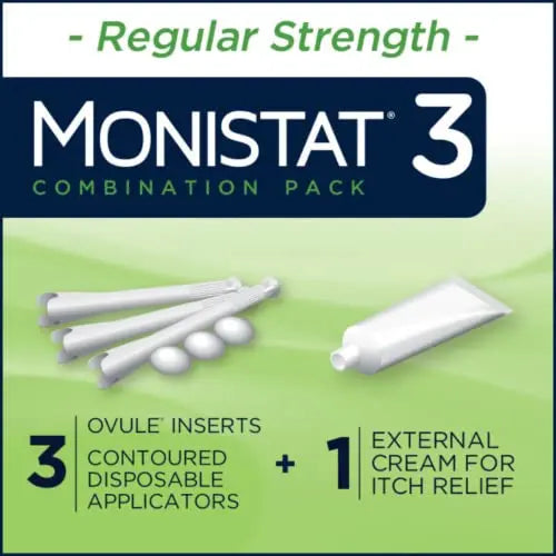 Monistat 3-Day Yeast Infection Treatment | Ovules + Itch Cream Monistat Au supplements