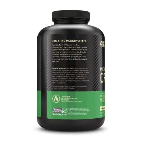 Optimum Nutrition Micronized Creatine Monohydrate Powder, Unflavored, Keto Friendly Optimum Nutrition Au supplements