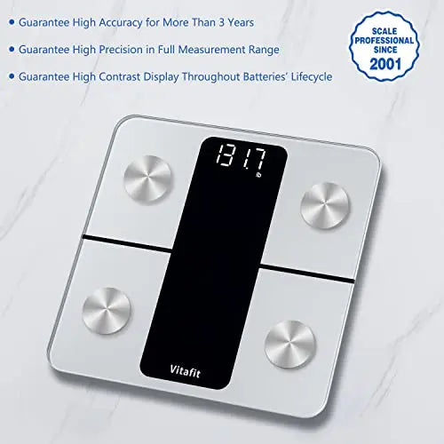 Vitafit Smart Scales for Body Weight and Fat Percentage, Weighing Professional Since 2001 Vitafit Au supplements