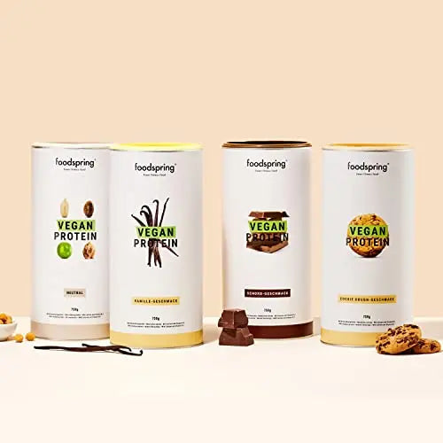 foodspring Vegan Protein Cookie Dough - 21g Protein per Shake to Build Muscle, B12, B6, folic Acid foodspring Au supplements