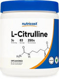 Nutricost Pure L-Citrulline (Base) Powder 250 Grams Nutricost Au supplements